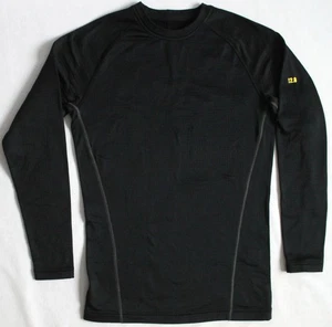Under Armour Mens Size M Base 2.0 Baselayer Black Crew Neck L/S Shirt 1239724 - Picture 1 of 6