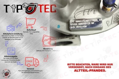 Turbolader 800252-15 5802175107 5801682865 5802175107 IVECO 5802741364 643703 58 - Bild 1 von 4