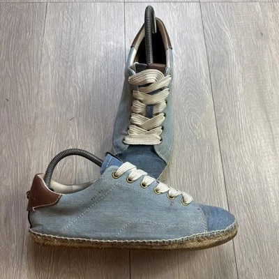 Alpargatas Coach Cate Para Mujer 9 B Denim Dos Tonos Azul Verano Informales Tenis Foto 1 de 4