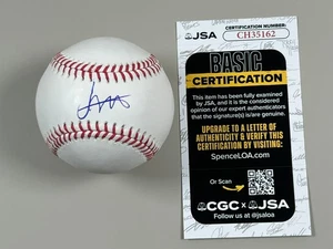 Jesus Made Signed Official Baseball JSA COA ROMLB Brewers Top Prospect B - Picture 1 of 9