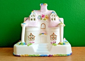 Vintage Coalport Fine Bone China Incense Burner Ornament -Country Cottage Design - Picture 1 of 16