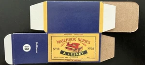 Matchbox #18 Bulldozer 1961 Type C Repro Box  - Picture 1 of 2