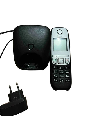 Gigaset A415 Schurloses Telefon Haustelefon Schwarz Weiß Aussuchen - Bild 1 von 4