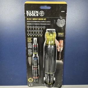 KLEIN TOOLS 32303HD 20 IN 1 IMPACT DRIVER SET SCREWDRIVER-TORX-HEX BIT-BRAND NEW - Picture 1 of 4