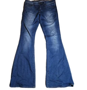 Pantalones de mezclilla acampanados Articles of Society Wms azules talla 29 estilo # 5055DR Faith Flare Boston - Imagen 1 de 22