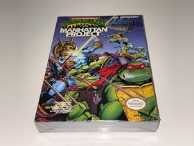 Teenage Mutant Ninja Turtles III Manhattan Project Nintendo NES Brand New Sealed