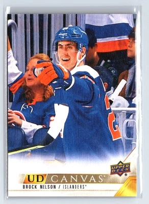 2022-23 Upper Deck Series 1 #C52 Brock Nelson UD Canvas - Image 1 of 2