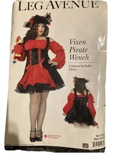 Damenkostüm Übergröße 3X-4X Füchsin Pirat Wench sexy Qualität Halloween frech - Bild 1 von 3