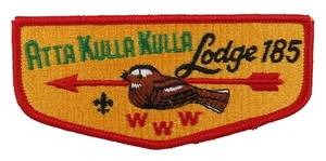 Atta Kulla Kulla Lodge 185 Blue Ridge Council SC Flap Red Bdr - Bild 1 von 1