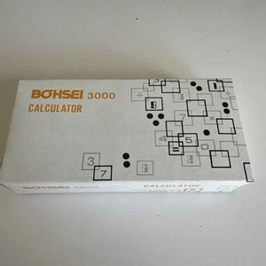 BOHSEI 3000 VINTAGE TASCHENRECHNER Neu (d23) - Bild 1 von 16
