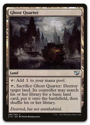 Ghost Quarter #285 (NM) Commander 2015 C15 Magic MTG - Image 1 of 2