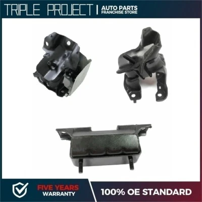 Motor & Trans Mount For 3PCS 2008-2013 Chevrolet Silverado GMC Sierra 1500 4.8L - Image 1 of 4
