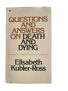 Questions And Answers On Death And Dying 1st Edition Paperback Kubler-Ross - Picture 1 of 4