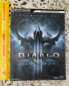 DIABLO III REAPER OF SOULS BRADYGAMES VIDEO GAME STRATEGY GUIDE PC MAC 3 EXC!!! - Foto 1 di 6
