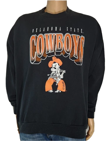 Vintage Chalkline Oklahoma State Cowboys Sweatshirt 🔥 Made In USA! XXL Cover