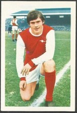 FKS 1971/72 WONDERFUL WORLD OF SOCCER STARS- #011-ARSENAL & N IRELAND-PAT RICE
