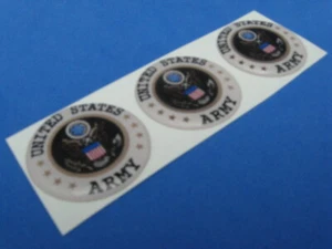 U.S. Army Logo gewölbt Aufkleber Emblem Sticker 3er Set A-#224 - Bild 1 von 1
