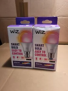 Bombilla de color inteligente WiZ, B22, 9W, color, sensor de movimiento con aplicación, WiFix2 conectado - Imagen 1 de 3