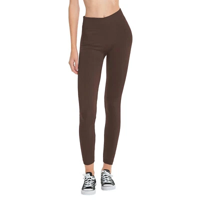Mujer Polar Forrado Leggings Gruesos Invierno Cálidos Sólidos Talla Única Pantalones Térmicos Foto 1 de 4