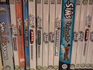 The Sims 1,2,3,4,Stories box jewel, sleeve manual expansion pc games cd dvd - Picture 1 of 235