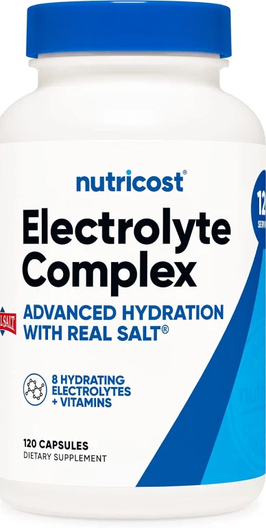 Nutricost Electrolyte Complex (Advanced Hydration) 120 Capsules