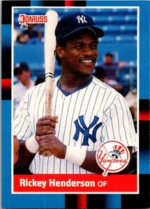 1988  Donruss #277 Rickey Henderson New York Yankees