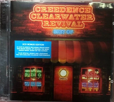 CREEDENCE CLEARWATER REVIVAL (2 CD) BEST OF + LIVE AT OAKLAND 1970 - Image 1 of 4