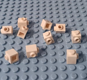 LEGO 1x1 Ladrillo Blanco con Perno en Lateral Piezas de Construcción NUEVA CANTIDAD x10 - Imagen 1 de 1