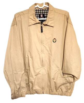 Chaqueta cortavientos de colección Chaps Ralph Lauren talla L caqui para hombre manga larga mancha LEER Foto 1 de 4