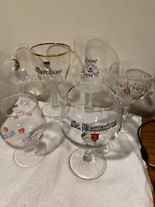 6 Stück Belgische Biergläser KOSTENLOSER VERSAND - Bild 1 von 6