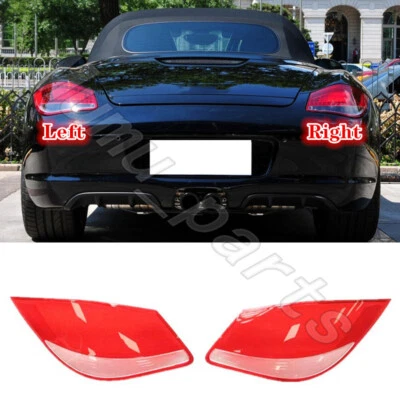 A Pair LH+RH Tail Light Lens Housing For Porsche Cayman/Boxster 987.2 2009-2012 - Imagem 1 de 4