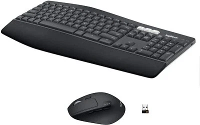 Tastatur/Maus Logitech MK850 Performance Combo schwarz Funk USB 2,4 GHz Deutsch - Bild 1 von 4
