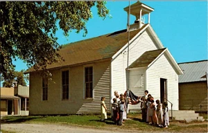 Postal Midwest Old Settlers & Threshers Museum Mount Pleasant Iowa cromada - Imagen 1 de 2