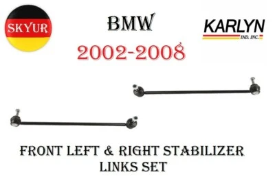 Barra estabilizadora delantera izquierda y derecha enlace de extremo para BMW 2002-08 745i 750i 760Li Foto 1 de 4