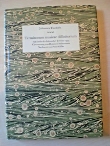 alte Noten Fachbuch  Terminorum musicae diffinitorium Faksimile Inkunabel 1495 - Picture 1 of 5