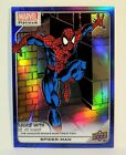 Upper Deck Marvel Platinum Spiderman Card #183 BLUE RAINBOW Parallel ~ ASM #351