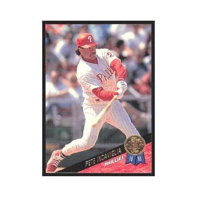 1993 Leaf Pete Incaviglia Phillies #276 - Image 1 of 3