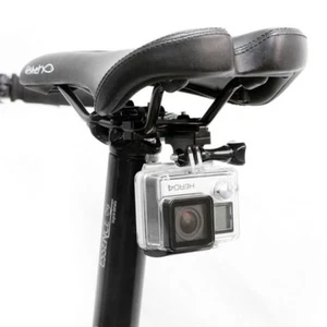 Aluminum Bike Bicycle Seat Saddle Rail Bracket Mount for Gopro Hero Xiaoyi SJCAM - Picture 1 of 10