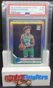 2019-20 Panini Donruss Optic #182 Romeo Langford Rc Silver Holo PSA 9 Boston Cel