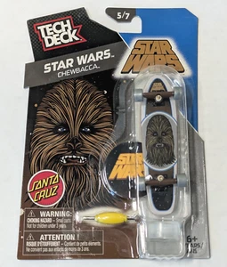 Star Wars Chewbacca Tech Deck Fingerboard Skateboard Santa Cruz NEW 2014 - Picture 1 of 5