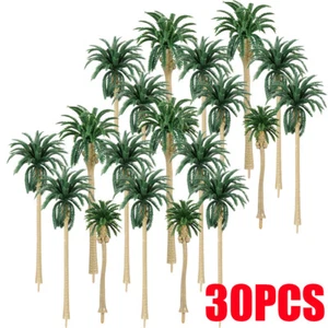 30PCS Scenery Model Tree Lifelike Palm Tree Model For Home Hotel Office Dorm~ - Picture 1 of 10