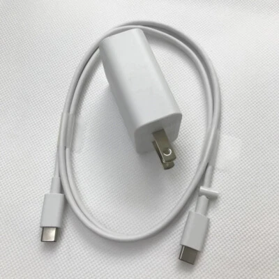 Google Pixel Charger 18W Wall Plug with USB-C to USB-C Cord Cable Original - Image 1 of 4