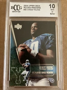 2006 Upper Deck Rookie Premiere Vince Young #30 BCCG 10 RC - Picture 1 of 2