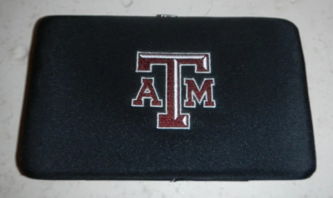 Texas A&M University TAMU Aggies Ladies Womens Coin Purse Clutch Wallet Cover