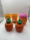 Used & Warn Out 5 Halloween Cups Lot