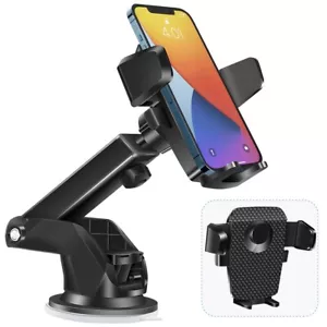 Car Windshield Dash Mount Holder for iPhone 15 14 13 Pro Max Samsung S24 S23 S22 - Picture 1 of 12