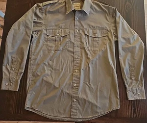 Camisa Cabela's Safari Series Caqui Manga Corta Para Hombre Mediana Alta/Larga - Imagen 1 de 8