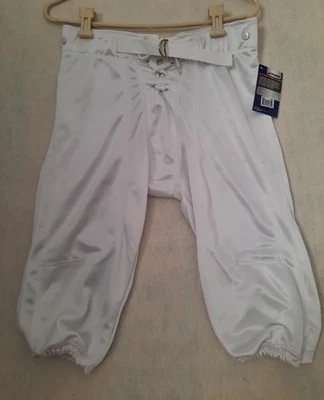 Champro Football Practice Pants Youth Size 2XL White Snaps Polyester No Pads NEW - Image 1 of 4