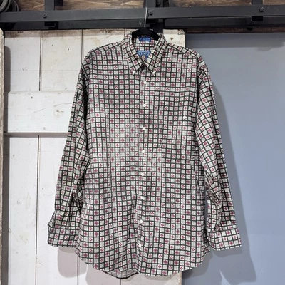 Chaps Big & Tall Men’s Cotton Collared Long Sleeve Button Up Pocket Shirt - Image 1 of 4