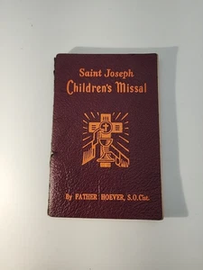 Vintage 1958 Vintage Saint Joseph Kindermessbuch katholische Messe Rev H. Hoever - Bild 1 von 21